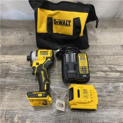 AS-IS DEWALT Atomic 20V Max Lithium-Ion Brushless Cordless Compact 1/4 in. Impact Driver Kit