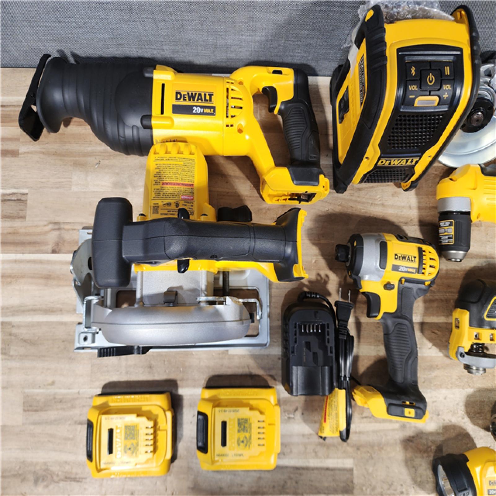 HOUSTON LOCATION - AS - IS DEWALT 20V MAX Cordless 9 Tool Combo Kit