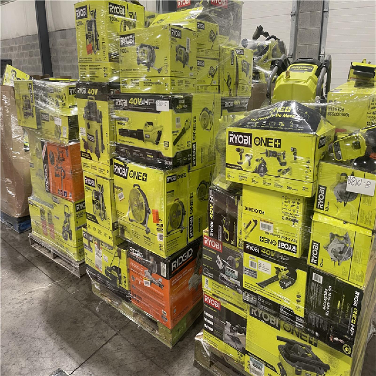 Pittston Location As-Is Power Tools Partial Truckload (12 pallets) 8810-B
