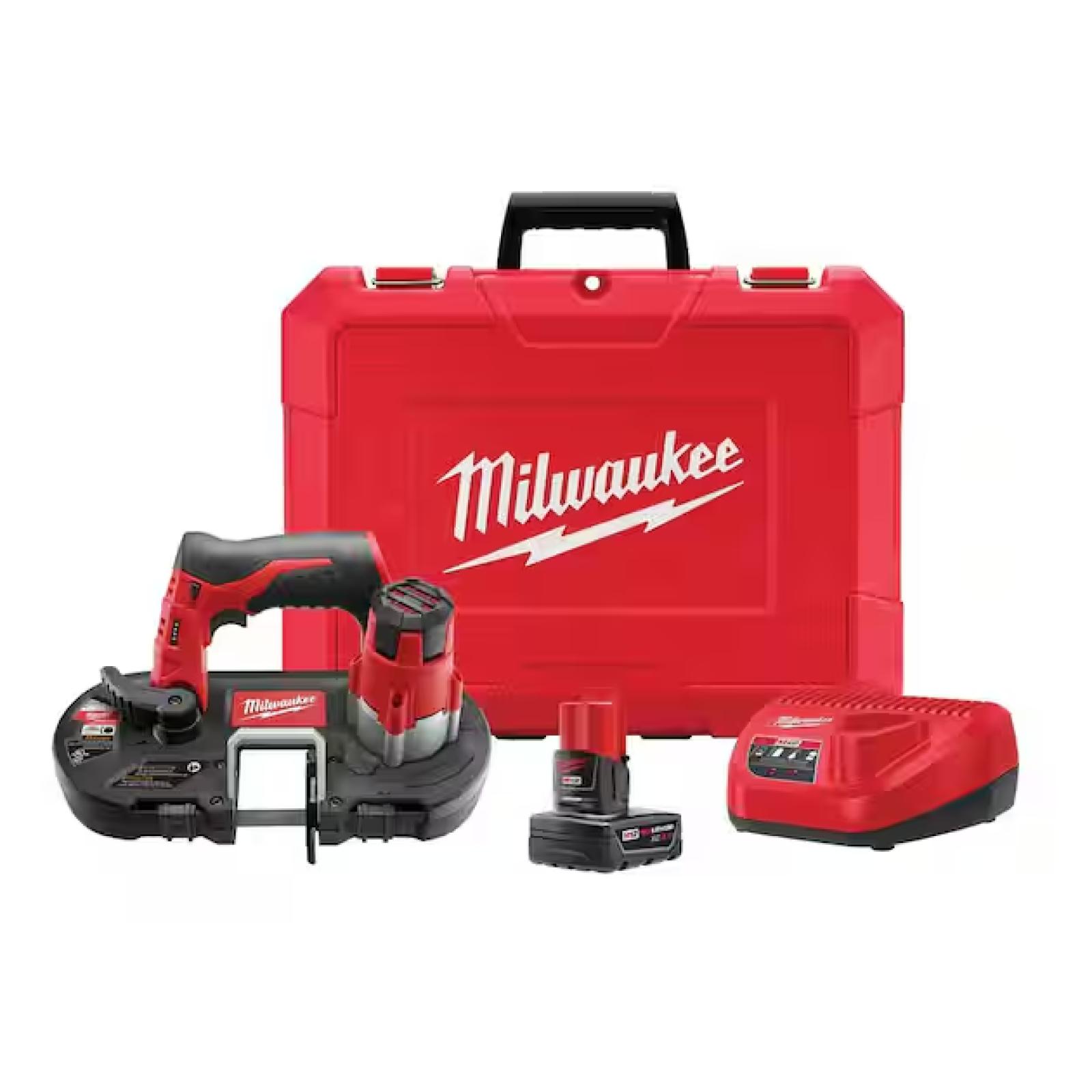 DALLAS LOCATION- NEW!- Milwaukee 2429-21XC M12 Cordless Sub-Compact Bandsaw Kit