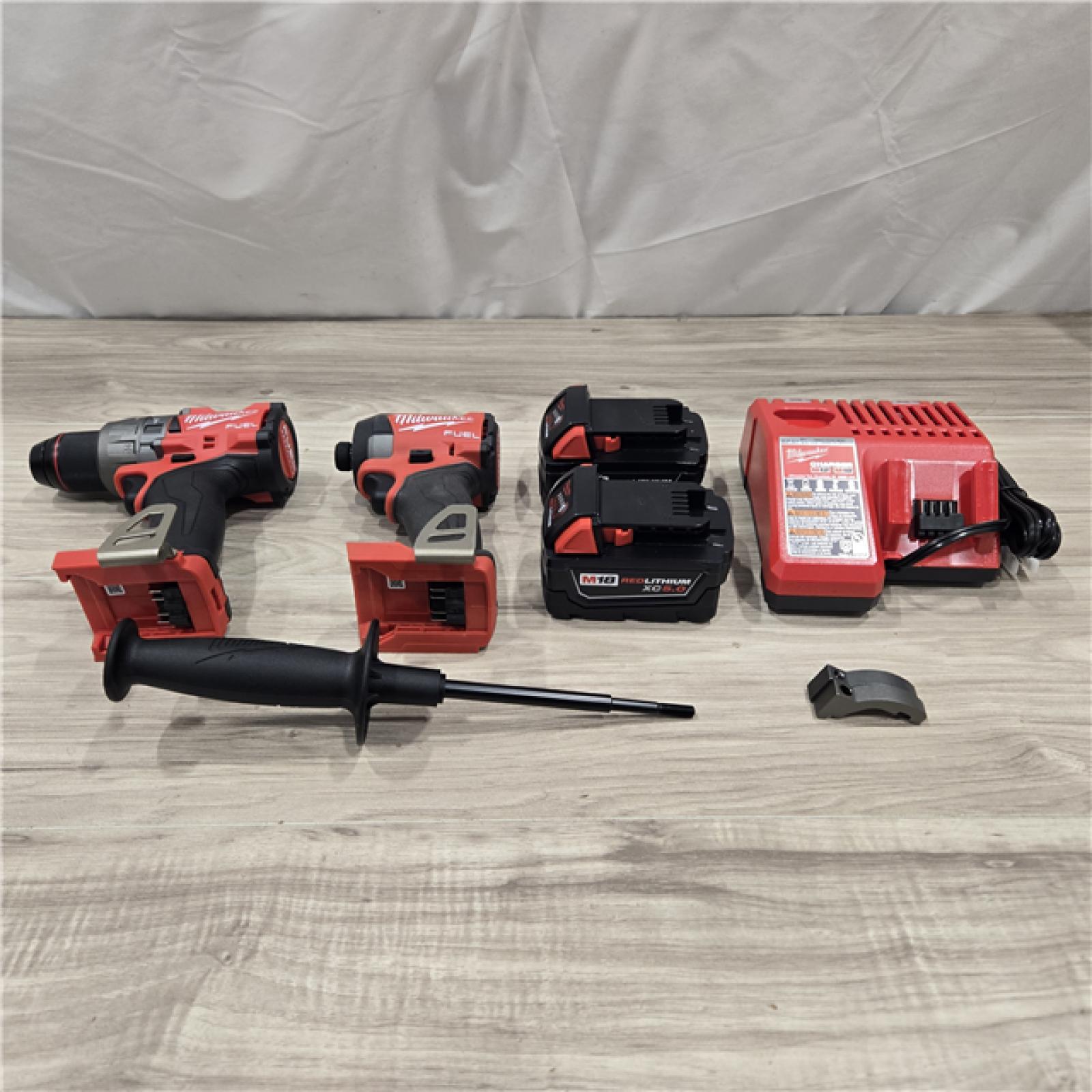 AS-IS MILWAUKEE FUEL 18V Cordless Hammer Drill and Impact Driver Combo Kit