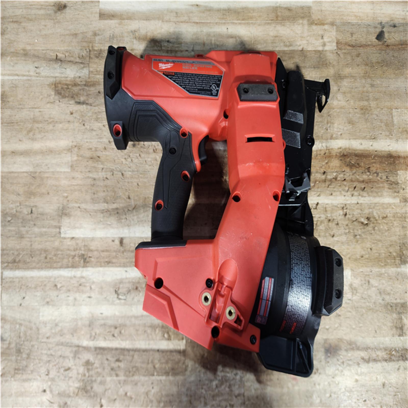 HOUSTON LOCATION - AS - IS Milwaukee FUEL 18-Volt Lithium-Ion Brushless Cordless Coil Roofing Nailer (Tool Only)