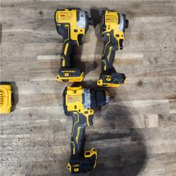 HOUSTON LOCATION - AS-IS DEWALT 3 TOOL COMBO KIT W/ (2) BATTERY & CHARGER