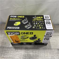NEW - RYOBI ONE+ 18V Lithium-Ion Starter Battery  and Charger Kit