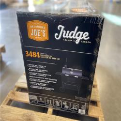 DALLAS LOCATION - OKLAHOMA JOE'S Judge Charcoal Charcoal Smoker and Grill with 540 sq. in. Cooking Area in Black