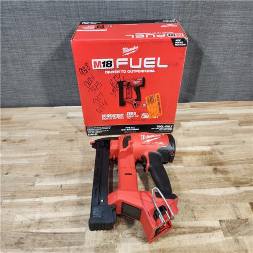 HOUSTON LOCATION - AS-IS (APPEARS LIKE NEW) Milwaukee FUEL 18-Volt Lithium-Ion Brushless Cordless 18-Gauge 1/4 in. Narrow Crown Stapler (Tool-Only)