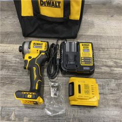 AS-IS DEWALT Atomic 20V Max Lithium-Ion Brushless Cordless Compact 1/4 in. Impact Driver Kit