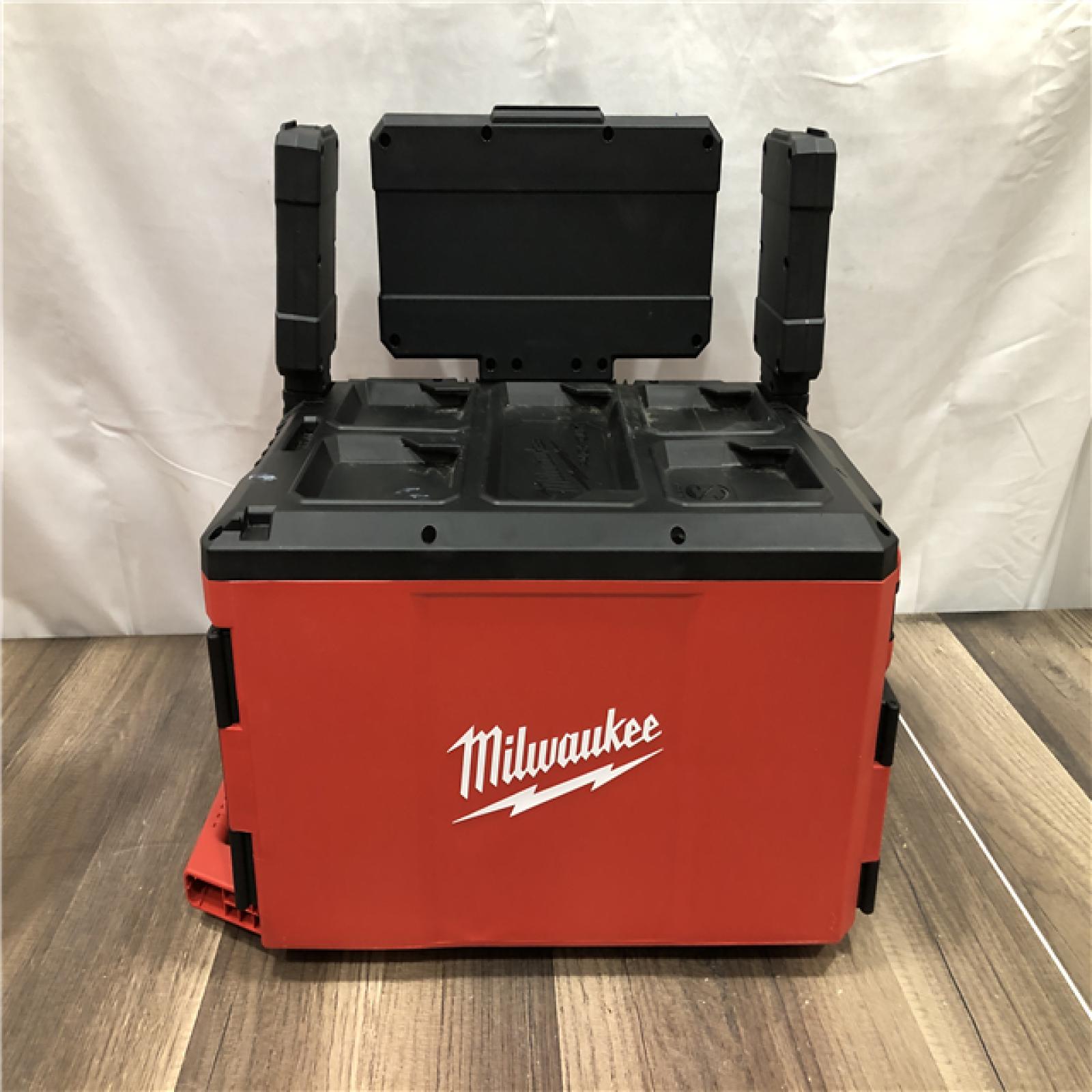 AS-IS Milwaukee 18-Volt Lithium-Ion Cordless PACKOUT 3000 Lumens LED Light with Built-In Charger