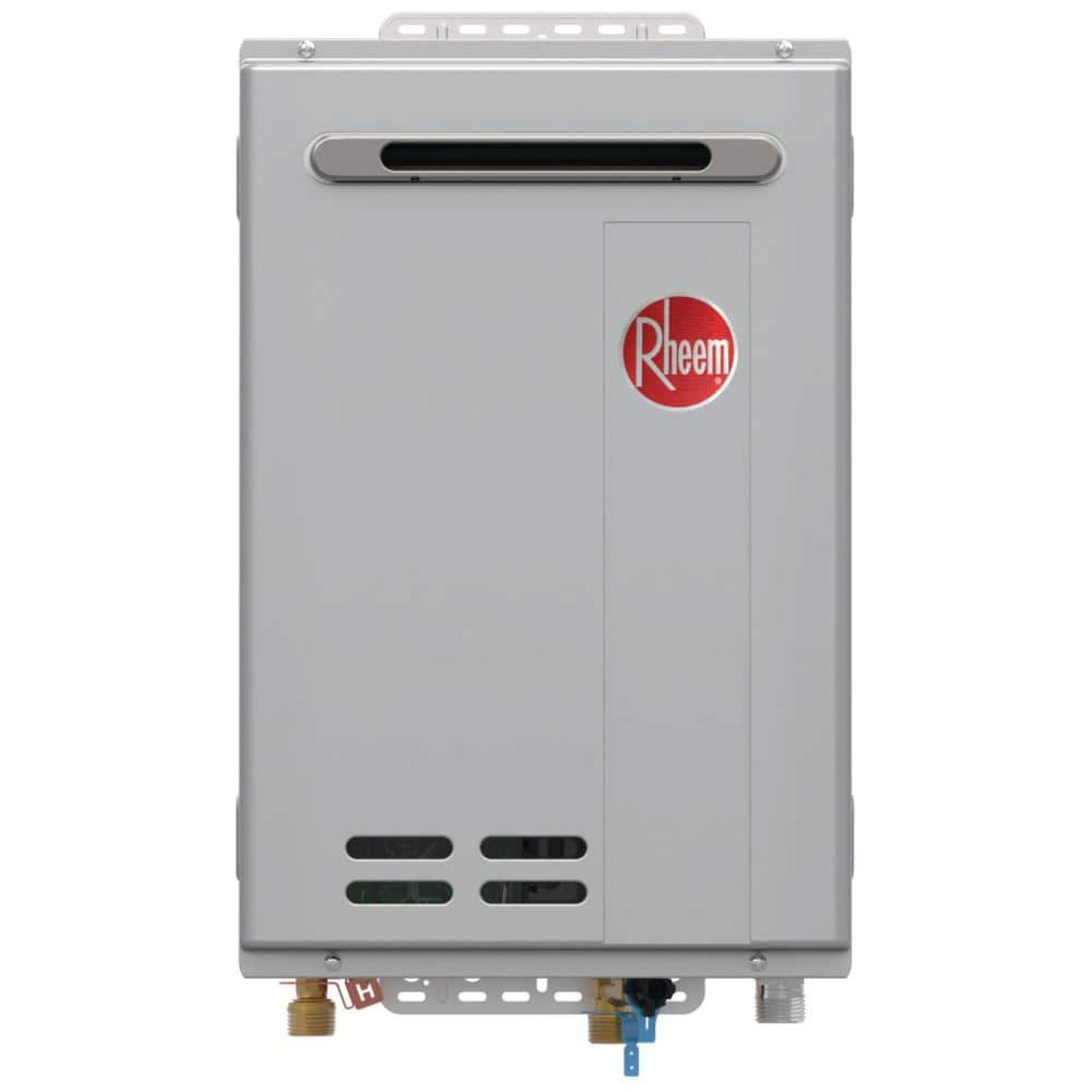 NEW! -Rheem Performance Plus 9.5 GPM Natural Gas Outdoor Smart Tankless Water Heater
