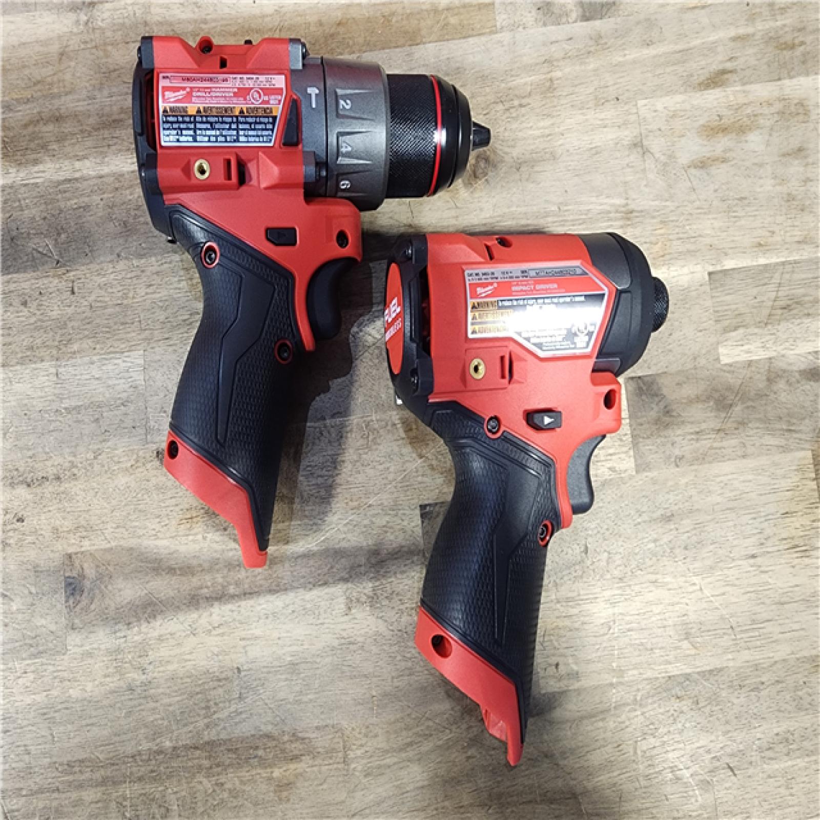 HOUSTON LOCATION - AS-IS (APPEARS LIKE NEW) Milwaukee 3497-22 12V Brushless Hammer Drill and Impact Driver Combo Kit