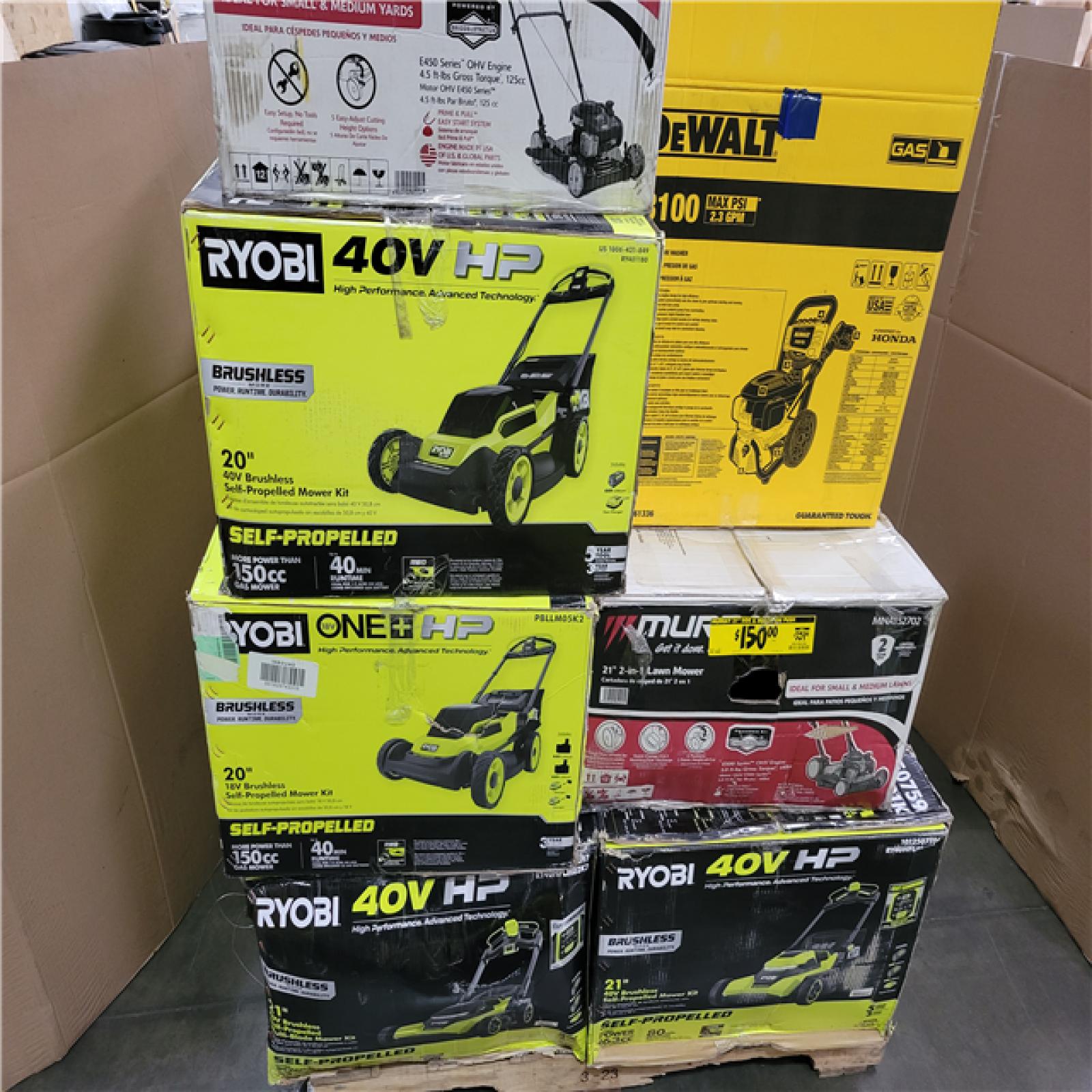 CALIFORNIA AS-IS OUTDOOR POWER EQUIPMENT