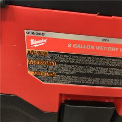 AS-IS Milwaukee 18-Volt 2 Gal. Lithium-Ion Cordless Wet/Dry Vacuum (Vacuum-Only)