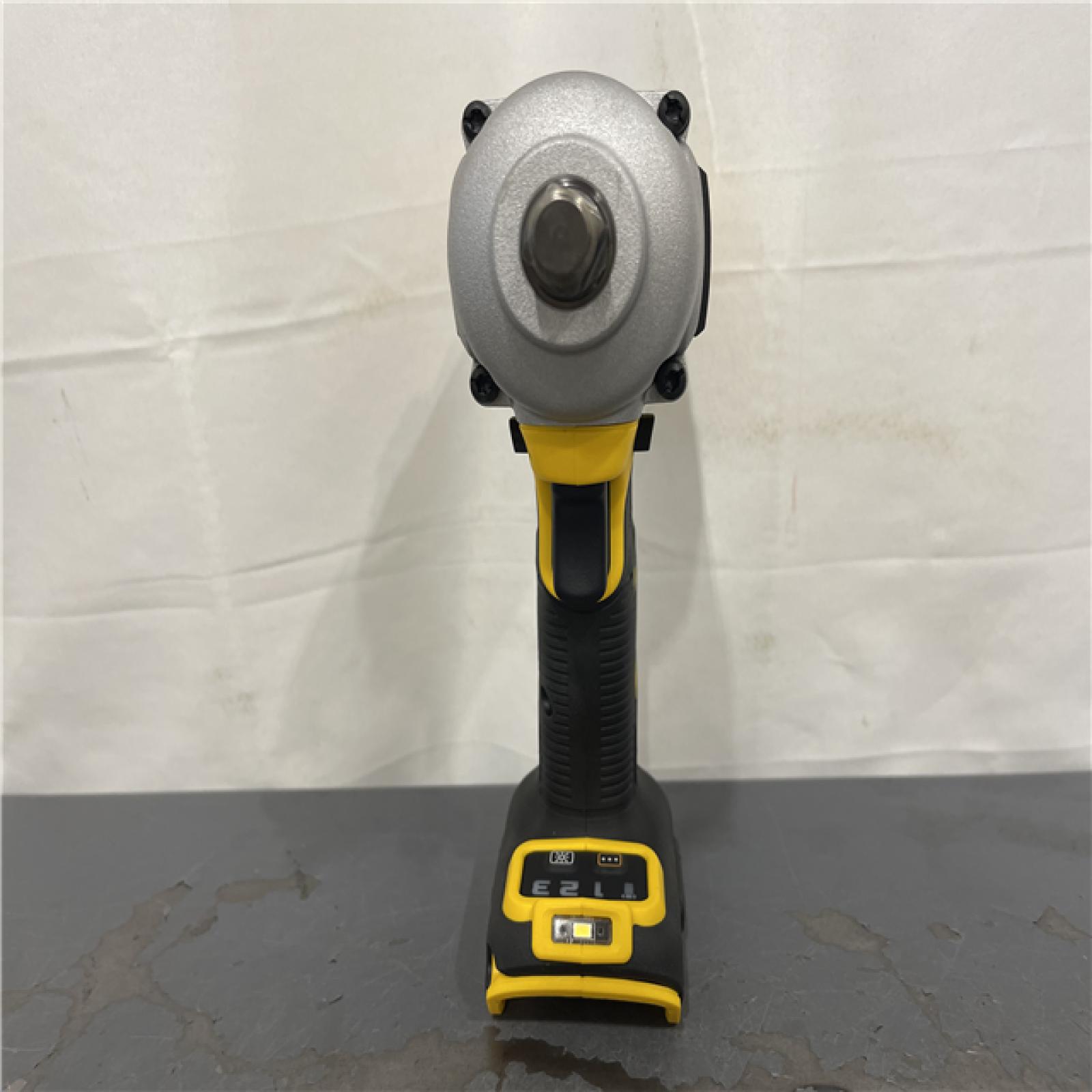 AS-IS- DeWalt 20V MAX 1/2 in. Cordless Brushless Mid-Range Impact Wrench (Tool-Only)