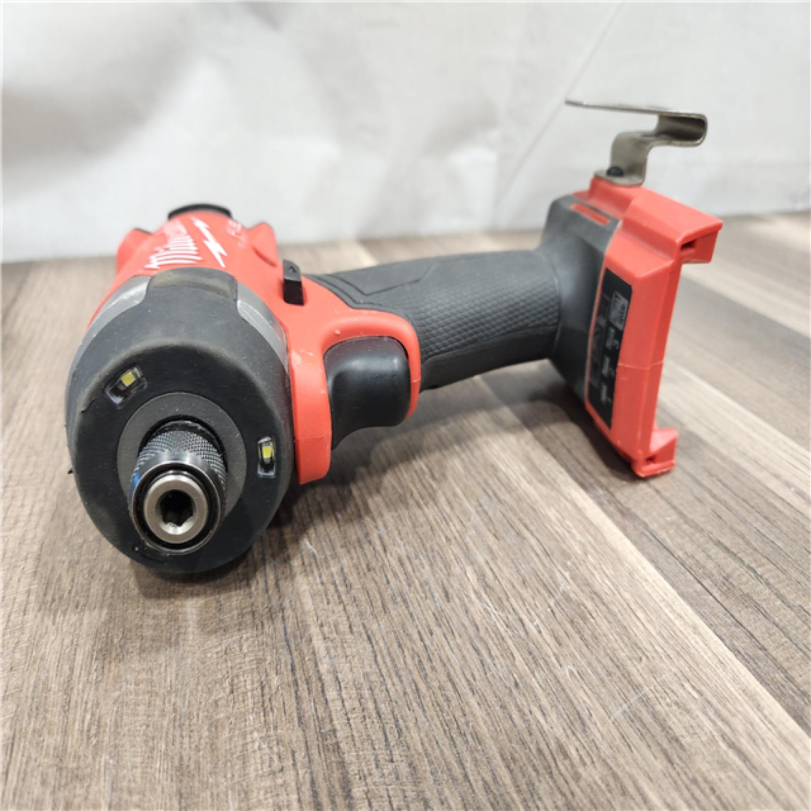 AS-IS- Milwaukee 18V Lithium-Ion Brushless Cordless 1/4 Hex Impact Driver (Tool-Only)