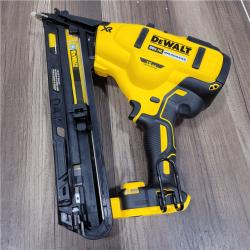 AS-IS DEWALT 20V MAX XR 15 Ga. Cordless 34 Deg Nailer 20 V