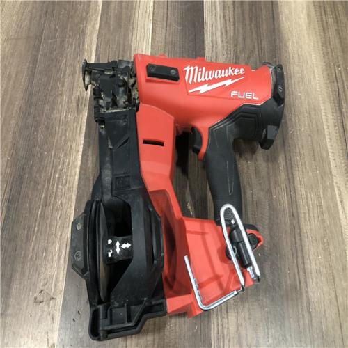 AS-IS Milwaukee  FUEL 18-Volt Lithium-Ion Brushless Cordless Coil Roofing Nailer (Tool Only)