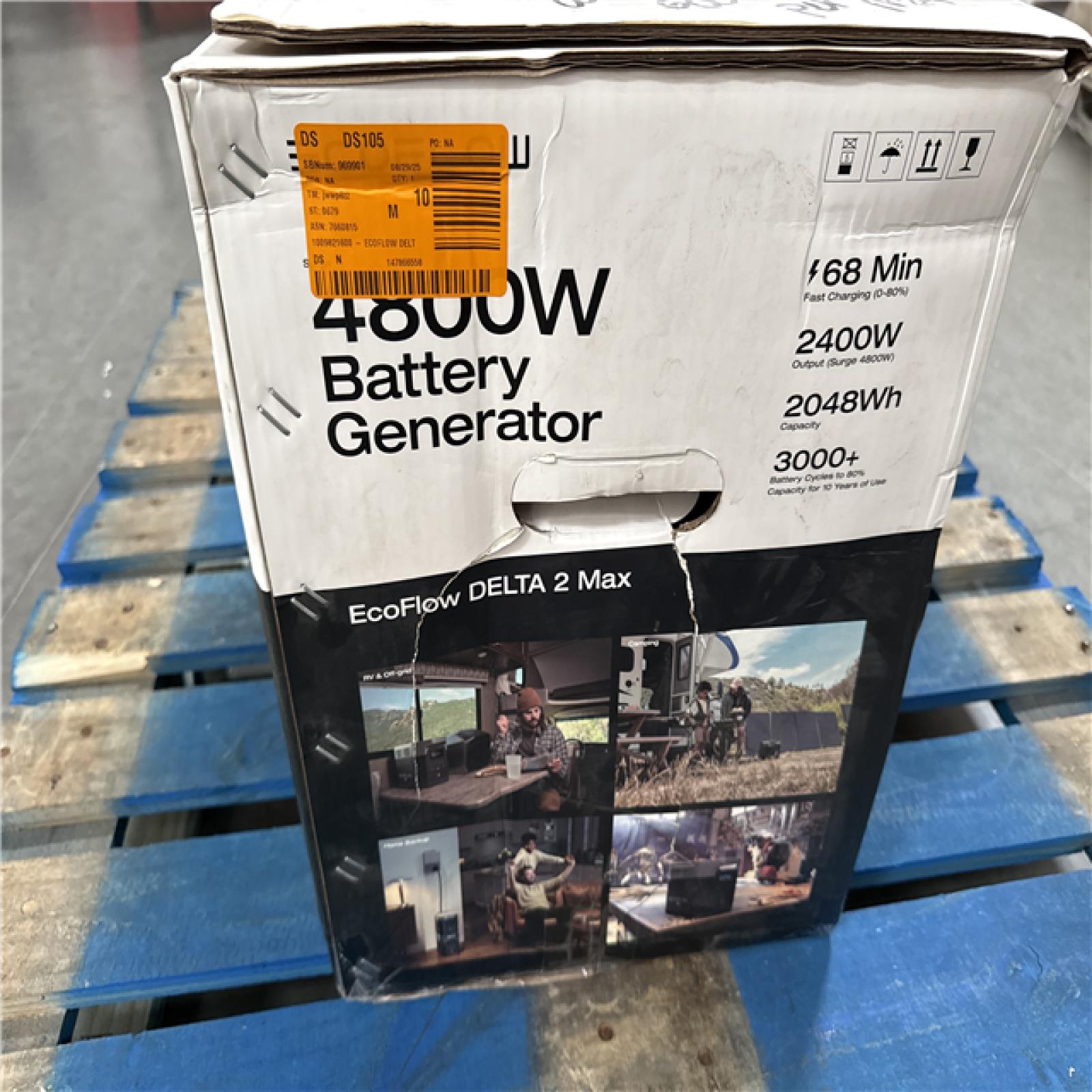 California AS-IS Ecoflow Battery Generator
