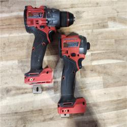 HOUSTON LOCATION - AS-IS Milwaukee FUEL 18V Lithium-Ion Brushless Cordless Hammer Drill and Impact Driver Combo Kit
