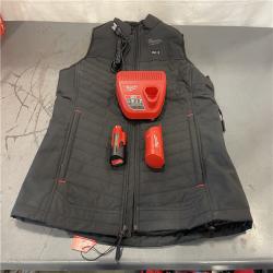 AS-IS- Milwaukee L Women's Heated Vest Kit Black