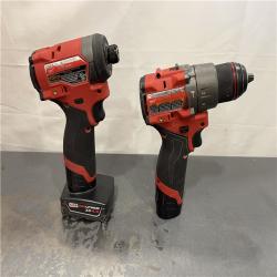 AS-IS - Milwaukee M12 FUEL 12-Volt Lithium-Ion Brushless Cordless Hammer Drill and Impact Driver Combo Kit (2 Tool)