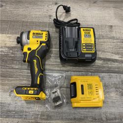 AS-IS DEWALT Atomic 20V Max Lithium-Ion Brushless Cordless Compact 1/4 in. Impact Driver Kit