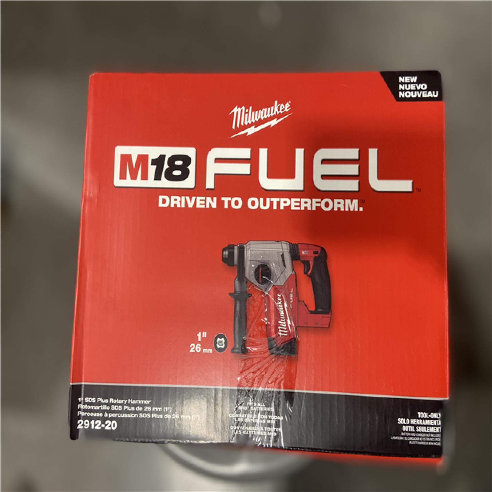 NEW! - Milwaukee M18 FUEL 18V Lithium-Ion Brushless Cordless 1 in. SDS-Plus Rotary Hammer (Tool-Only)