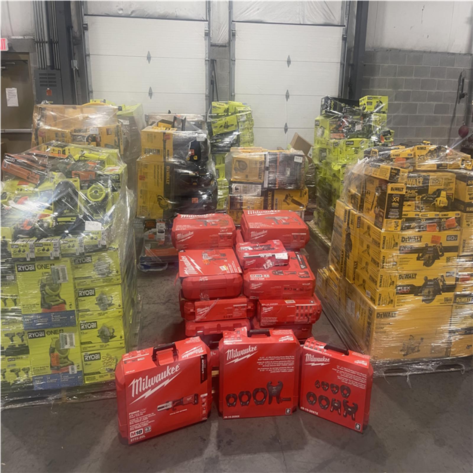 Pittston Location As-Is Power Tools Partial Truckload (12 Pallets) 7862-B