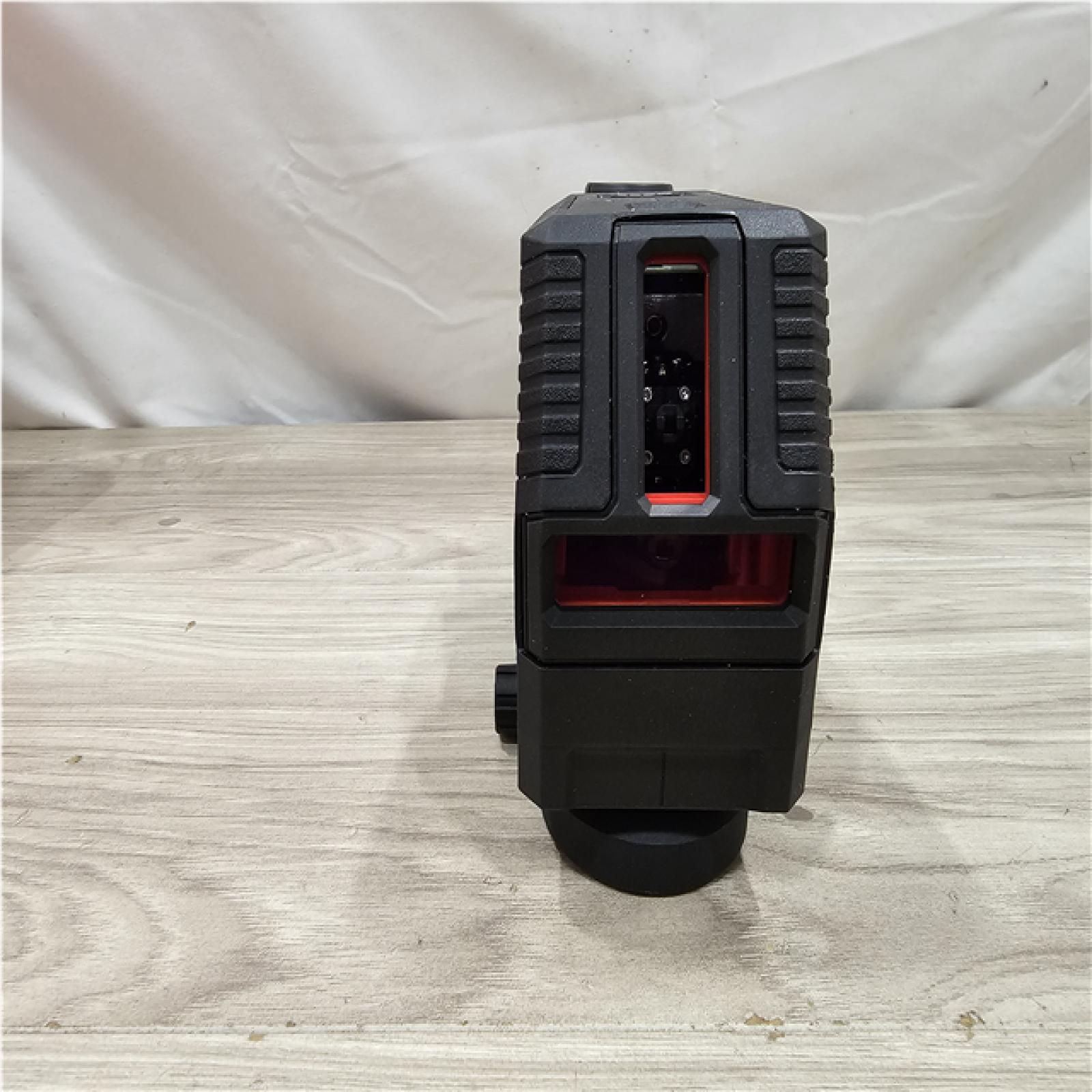 AS-IS Milwaukee Green 100 ft. Cross Line and Plumb Points Rechargeable Laser Level with REDLITHIUM Lithium-Ion