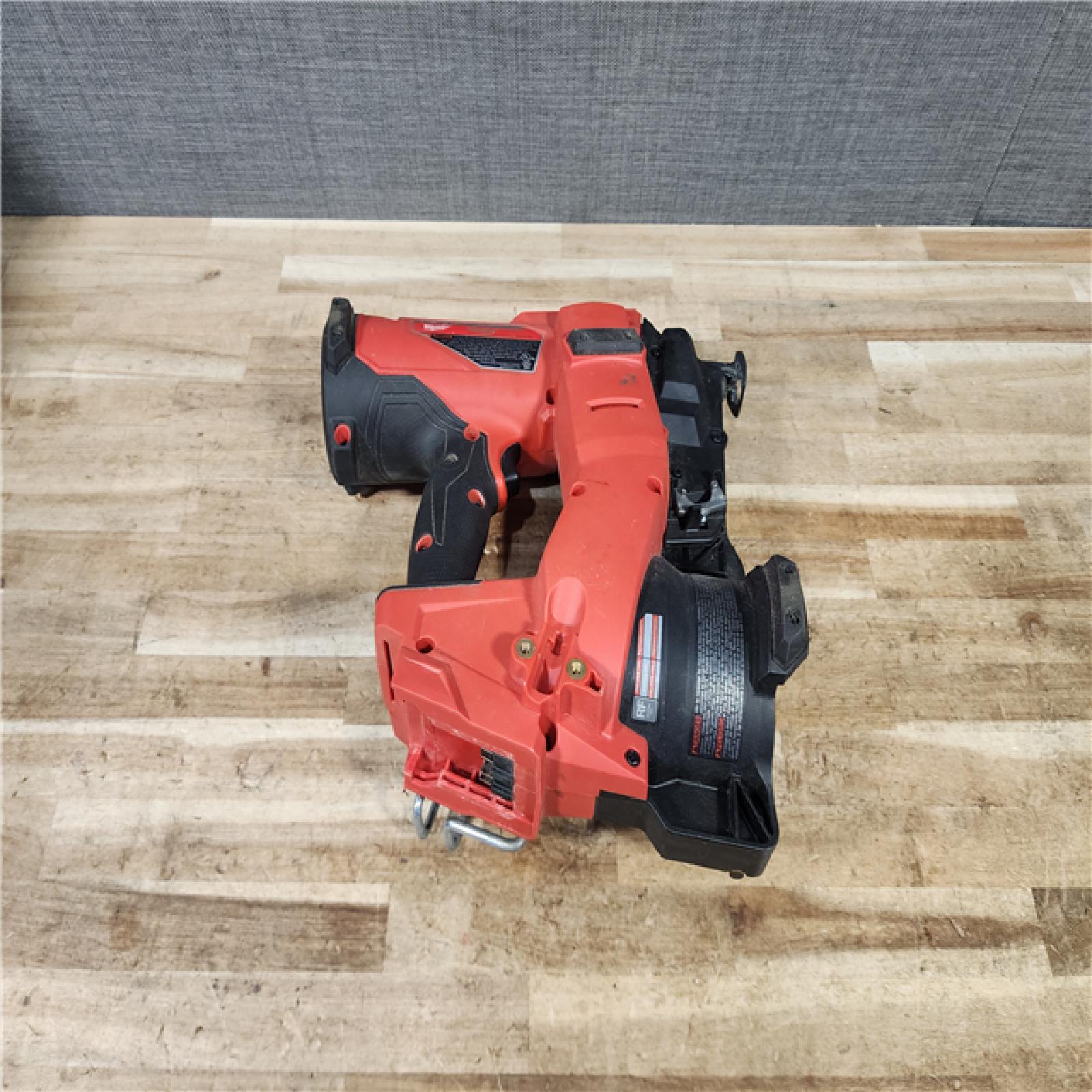 HOUSTON LOCATION - AS - IS Milwaukee FUEL 18-Volt Lithium-Ion Brushless Cordless Coil Roofing Nailer (Tool Only)