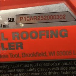 AS-IS Milwaukee FUEL 18-Volt Lithium-Ion Brushless Cordless Coil Roofing Nailer (Tool Only)