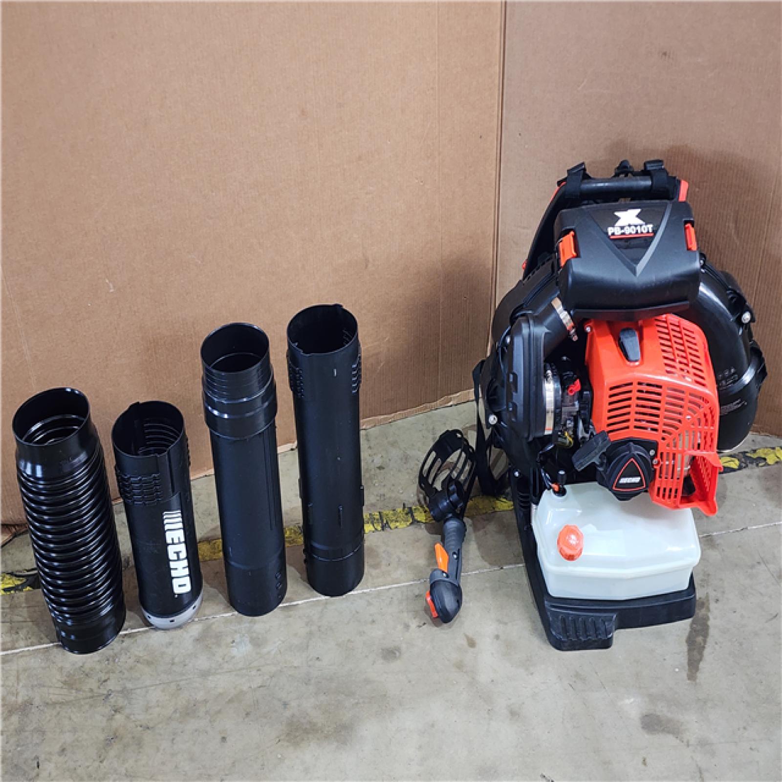 HOUSTON LOCATION - AS-IS Echo 220 MPH 1110 CFM 79.9 Cc Gas 2-Stroke X Series Backpack Blower with Tube-Mounted Throttle - PB-9010T