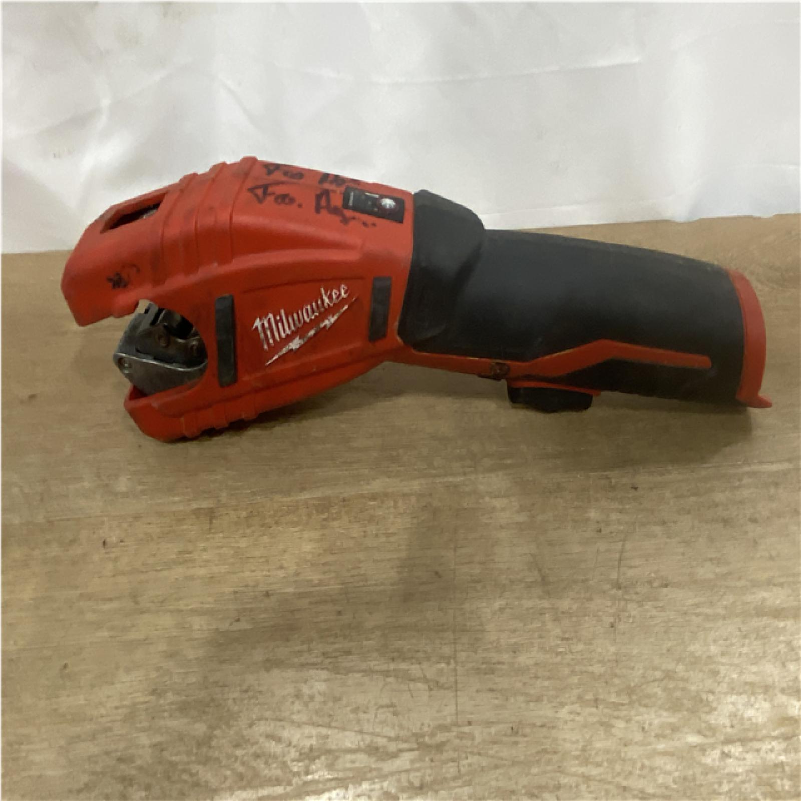 AS-IS Milwaukee 12V Lithium-Ion Cordless Copper Tubing Cutter (Tool-Only)