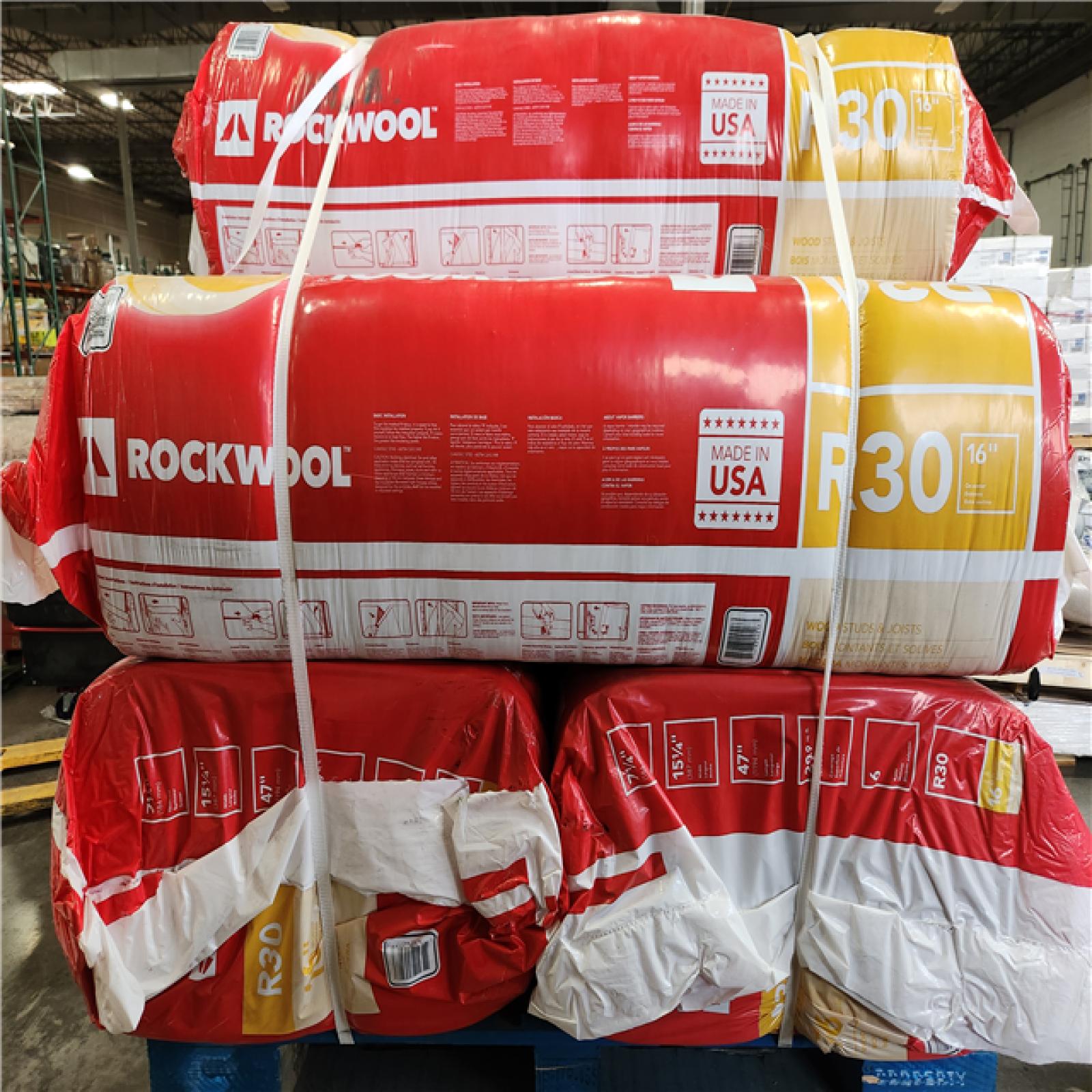 Phoenix AS-IS ROCKWOOL R-30 Comfortbatt 7-1/4 in. x 15 in. x 47 in. Fire Resistant Stone Wool Insulation Batt (149 sqft)