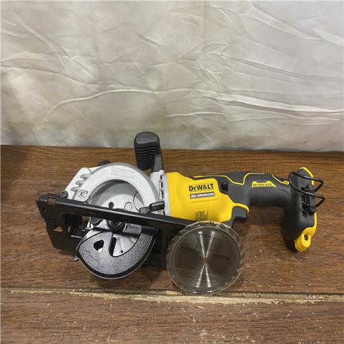 AS-IS DEWALT ATOMIC 20V MAX Cordless Brushless 4-1/2 in. Circular Saw (Tool Only)