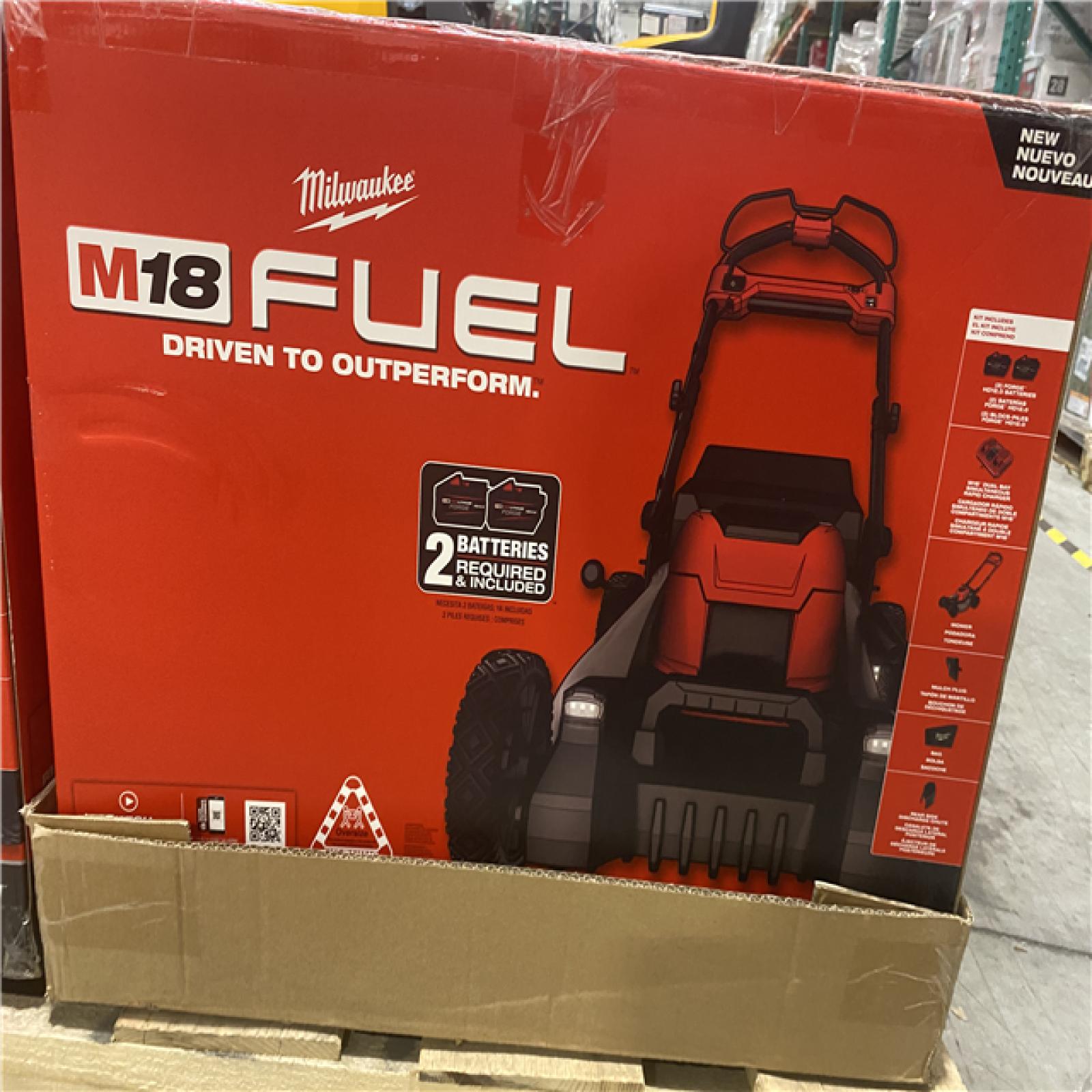 NEW- M18 FUEL Brushless Cordless 21 in. Walk Behind Dual Battery Self-Propelled Mower W/(2) 12.0Ah Battery and Rapid Charger