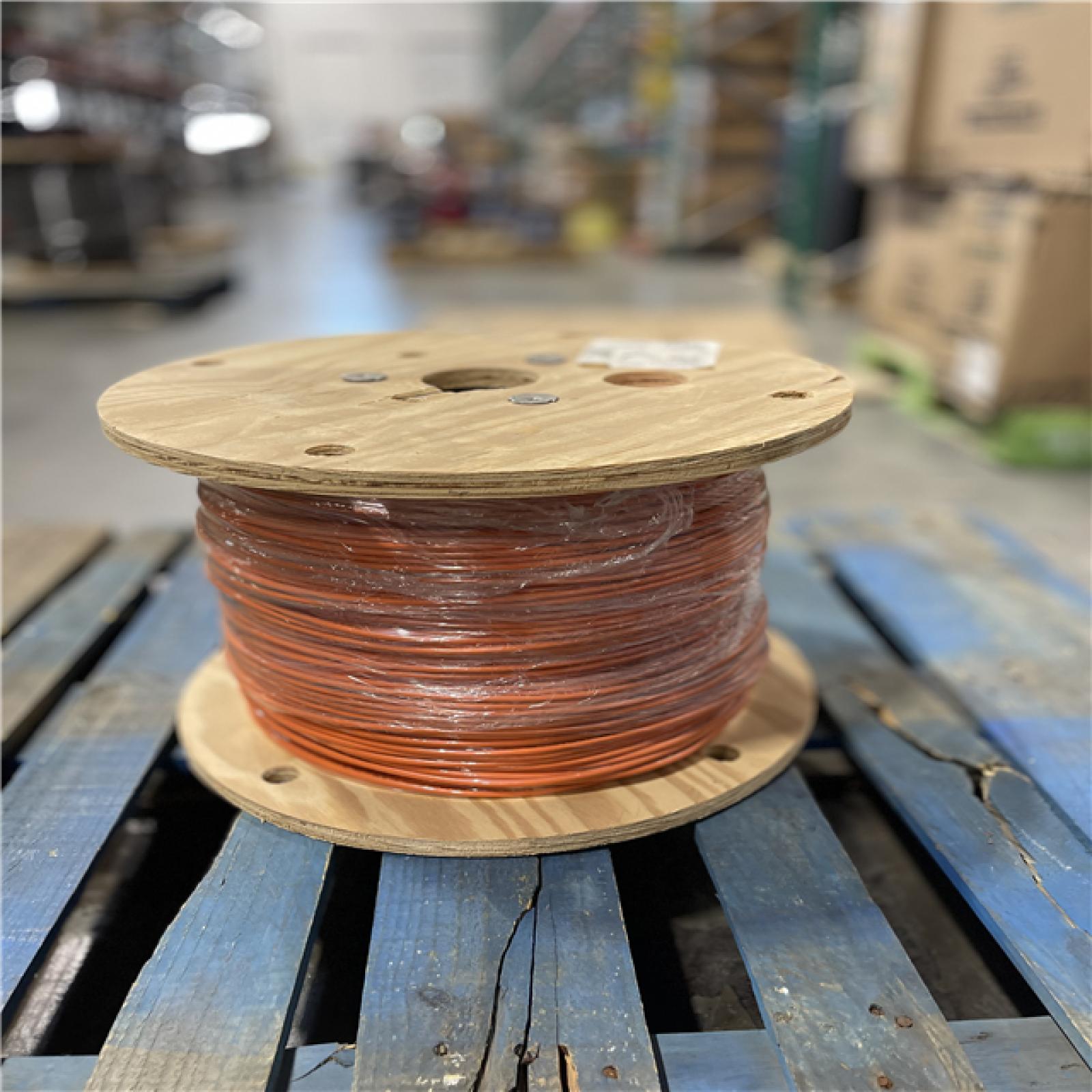 DALLAS LOCATION - AS-IS Southwire 2,500 ft. 6 Orange Stranded CU SIMpull THHN Wire (SEE NOTES)