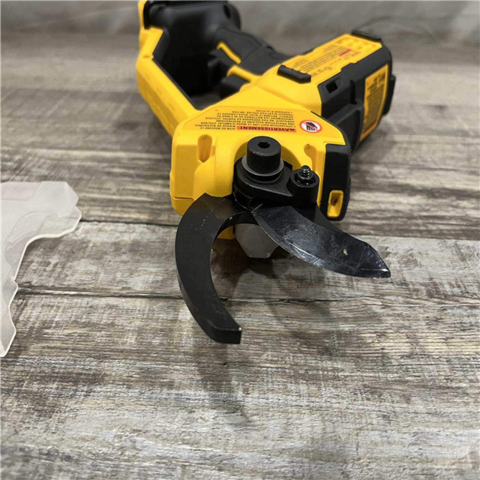 AS-IS DEWALT 20-Volt MAX 1 -1/2 in. Capacity Cordless Battery Powered Pruner (Tool Only)