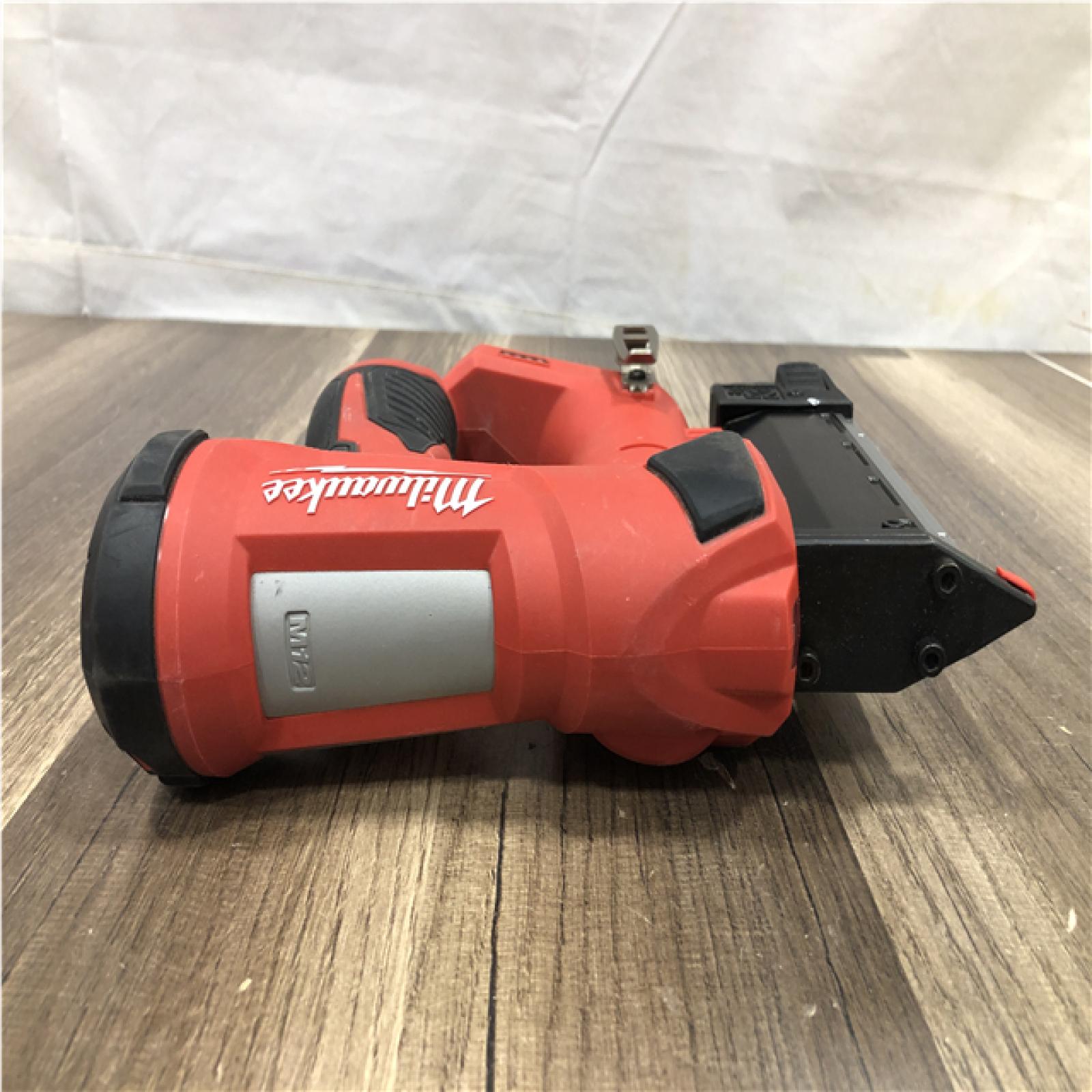 AS-IS Milwaukee 12-Volt 23-Gauge Lithium-Ion Cordless Pin Nailer (Tool-Only)