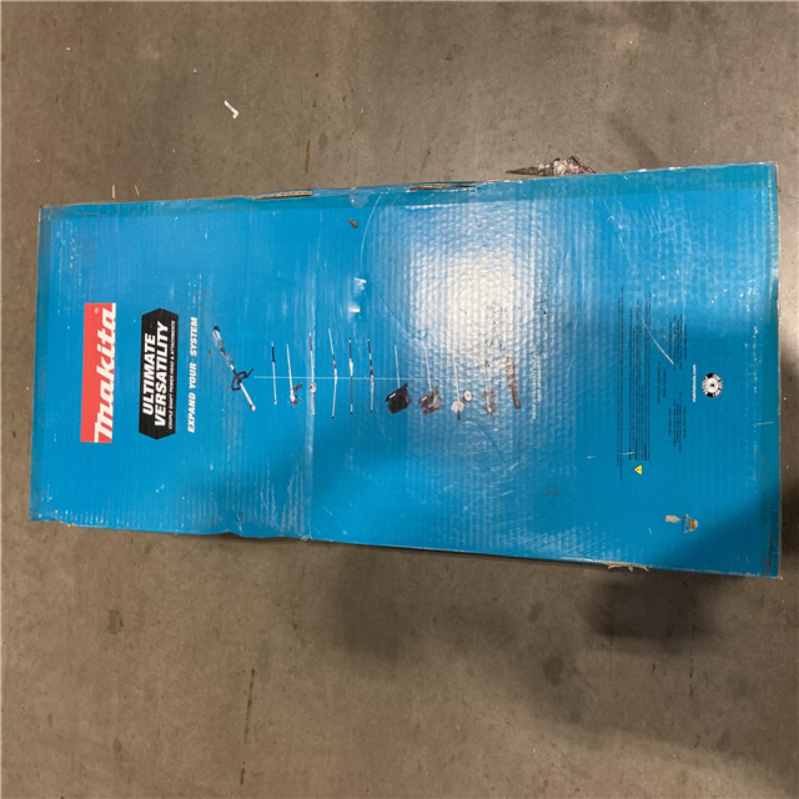LIKE NEW! - Makita LXT 18V Brushless Cordless Couple Shaft Power Head Kit with 13 in. String Trimmer and Leaf Blower Attachments, 4.0Ah