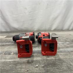 AS-IS Milwaukee FUEL 18V Lithium-Ion Brushless Cordless Hammer Drill and Impact Driver Combo Kit