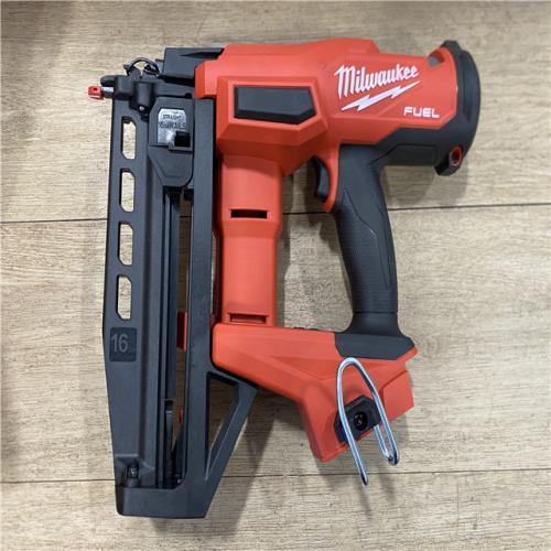 AS-IS Milwaukee FUEL 18-Volt Lithium-Ion Brushless Cordless Gen ll 16-Gauge Straight Finish Nailer (Tool Only)