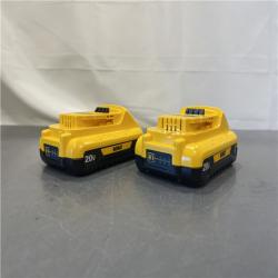 AS-IS - DeWalt 20V MAX Compact Lithium-Ion 3.0Ah Battery Pack (2 Pack)