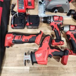 HOUSTON LOCATION - AS-IS M18 18-Volt Lithium-Ion Cordless Combo Kit 9-Tool with 2-Batteries  Charger and Tool Bag