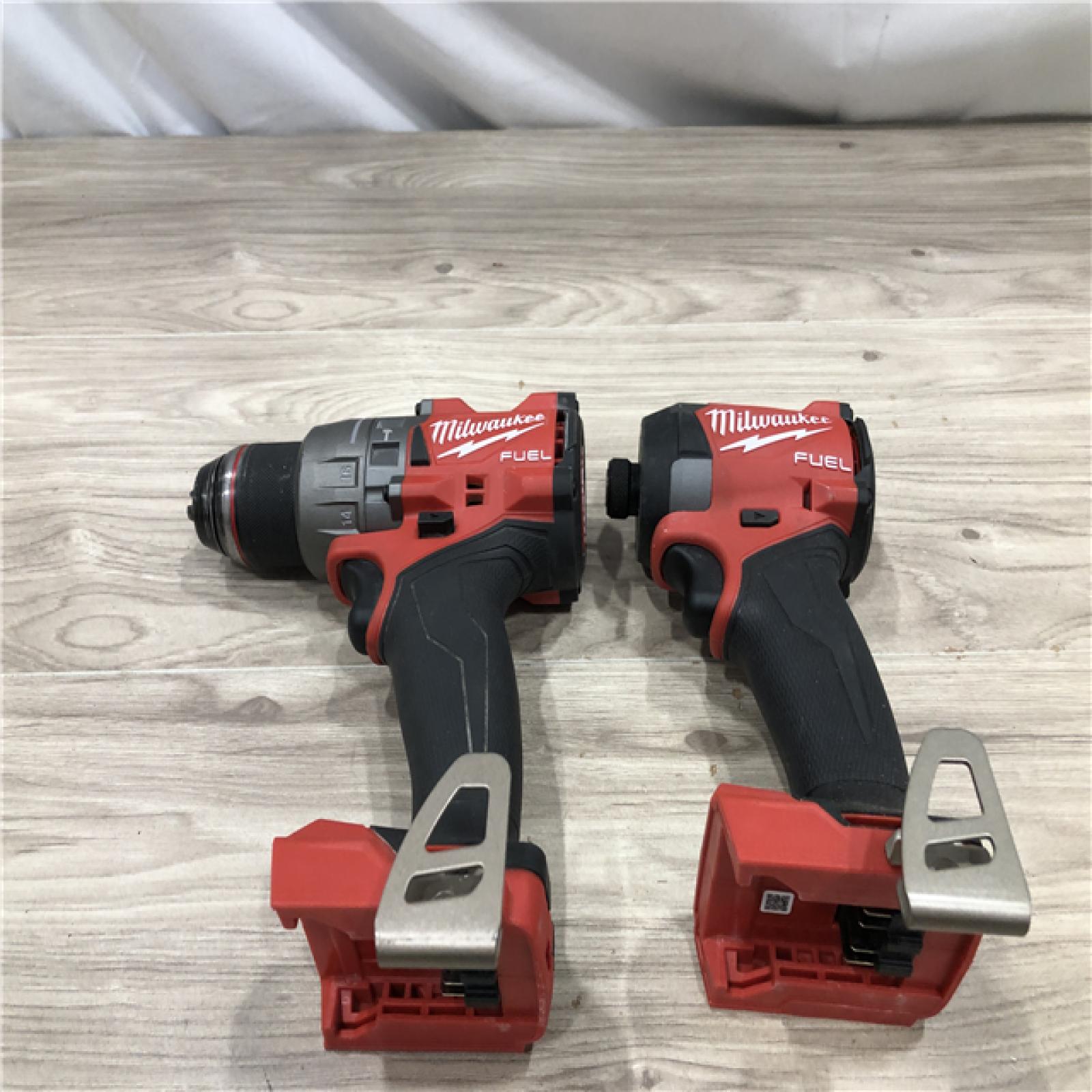 AS-IS Milwaukee FUEL 18V Lithium-Ion Cordless Hammer Drill and Impact Driver Combo Kit