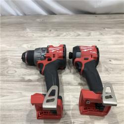 AS-IS Milwaukee FUEL 18V Lithium-Ion Cordless Hammer Drill and Impact Driver Combo Kit