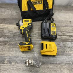 AS-IS DEWALT Atomic 20V Max Lithium-Ion Brushless Cordless Compact 1/4 in. Impact Driver Kit