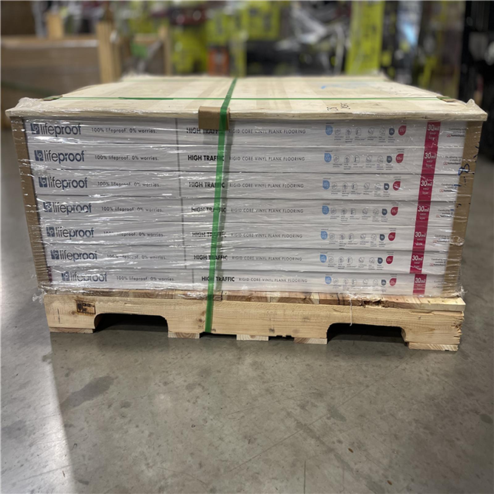 DALLAS LOCATION - Lifeproof Champagne Beach Wood 30 MIL x 8.7 in. W x 48 in. L Click Lock Waterproof Luxury Vinyl PALLET-(28 CASES)