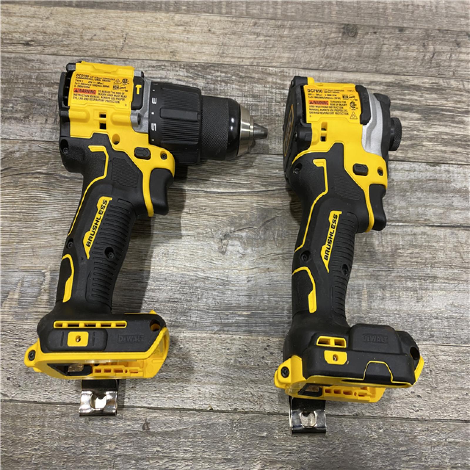 AS-IS DEWALT ATOMIC 20V MAX Lithium-Ion Cordless 2-Tool Combo Kit