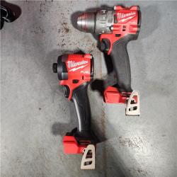 HOUSTON LOCATION - AS-IS MILWAUKEE FUEL 18V Lithium-Ion Brushless Cordless Hammer Drill and Impact Driver Combo Kit (2-Tool) with 2 Batteries
