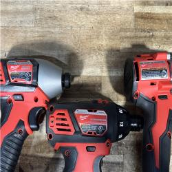 Houston Location Milwaukee Screwdriver and Impact Driver and Hammer Drill Driver and Batteries QTY/2 with Charger